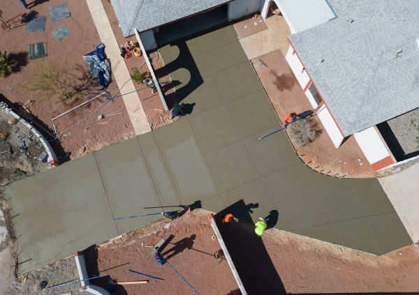 Concrete Driveway Finishing in Norristown